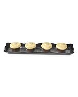 GET ML-112-BK Bake & Brew™ 19" x 5.25" Display Tray, 1" Deep - 12/case