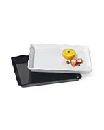 GET ML-155-W Bake & Brew™ 14" x 11.5" Display Tray, 1.25" Deep - 6/case