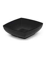 GET ML-67-BK Milano™ 2.5 qt. (2.5 qt. Rim-Full), 9" Square Bowl, 2.75" Deep - 12/case
