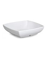 GET ML-69-W Milano™ 4 qt. (4.5 qt. Rim-Full), 11.75" Square Bowl, 3" Deep - 6/case