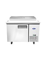 Atosa MPF8201GR 44" Single Door Refrigerated Pizza Prep Table - 6 Pan