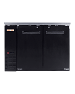 New Air NBB-48-SB-N 49" Two-Solid Door Back Bar Refrigerator with 339L Capacity - 115V, 1/5HP