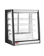 New Air NCD-32-CD 32" Countertop Refrigerated Display Case with Two Rear Doors and 196L Capacity - 110-120V, 190W