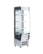 New Air NOM-19-S 19" Grab-and-Go Open Merchandiser Refrigerated Self-Serve Display Case with 220L Capacity - 220-240V, 1135W