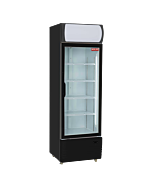 New Air NGR-036-H 24" Single Glass Door Reach-In Refrigerator Merchandiser with 370L Capacity - 115V, 285W