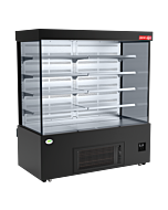 New Air NOM-59-S 59" Grab-and-Go Open Merchandiser Refrigerated Self-Serve Display Case with 768L Capacity - 208-230V, 12.6A