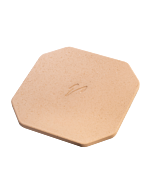 Valoriani 13" x 13" Octagonal Refractory Pizza Stone (for Use in Standard Ovens)