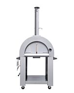 Omcan 32" Stainless Steel Pizza Wood Burning Oven
