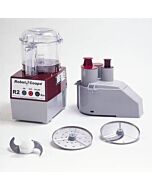 Robot Coupe R2N CLR Combination Continuous Feed Food Processor with 3 Qt. Bowl, Clear - 1 HP, 120 V