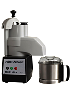 Robot Coupe R301 ULTRA Continuous Feed Vegetable Food Processor with 3.5 Qt. Stainless Steel Bowl - 120V, 1.5HP