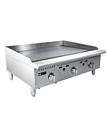 EFI RCTTG-36P 36" Thermostatic Griddle Natural Gas or Liquid Propane - 75,000 BTU