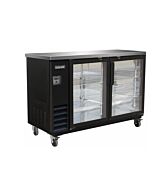 Celcold-CBB48G 49" Double Glass Door Back Bar - 10.45 Cu. Ft.