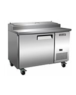 Celcold-CPP486 47.3" Single Door Pizza Prep Table - 16 Cu.Ft.