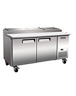 Celcold-CPP719 70" Double Door Pizza Prep Table - 34 Cu.Ft.