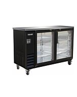 Celcold-CBB60 61" Double Glass Door Back Bar - 14.16 Cu.Ft.