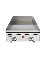Vulcan MSA24 24" Gas Griddle w/ Thermostatic Controls - 1" Steel Plate, Natural Gas/ Liquid Propane - 54000 BTU