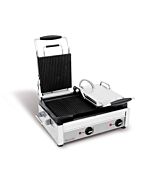 Eurodib SFE02360 Large Commerical Double Panini Grill All Flat 3200W - 240V