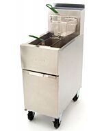 Garland Dean SR142G Super Runner Fryer Floor Model 43 lbs. Capacity Natural Gas or Liquid Propane - 105,000 BTU