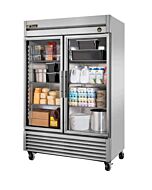 True T-49G-HC~FGD01 54" Glass 2-Door Reach-In Refrigerator