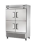 True T-49DT-4-HC 54" Solid Half Dual Temperature 4-Door Reach-In Refrigerator / Freezer