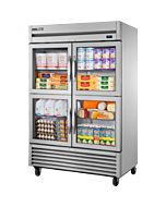 True T-49G-4-HC~FGD01 54" Glass 4-Door Reach-In Refrigerator