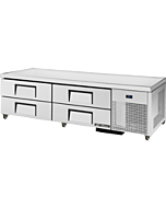 True TRCB-79 79" Four Drawer Refrigerated Chef Base