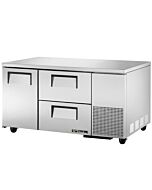 True TUC-60-32D-2-HC 60" Undercounter Refrigerator With 1-Door And 2-Drawers