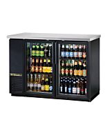 True TBB-24-48G-HC-LD 49" Glass 2-Door Back Bar Refrigerator With LED Lighting & Hydrocarbon Refrigerant