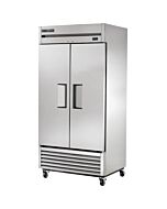 True T-35F-HC 40" Two Section Solid Door Reach in Freezer - 35 cu. ft.