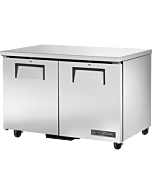 True TUC-48-HC 48" 2 Solid Door Undercounter Refrigerator with 12 cu.ft. Capacity - 115V - CA