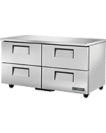 True TUC-60D-4-HC 60" Undercounter Refrigerator with Four Drawers