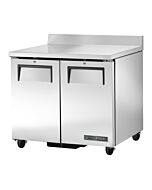 True TWT-36-HC 36" 2 Solid Doors Worktop Refrigerator - 115V - CA