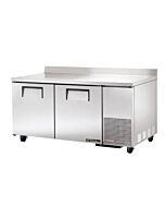 True TWT-67-HC 67" 2-Door Deep Worktop Refrigerator- 20.5 Cu. Ft.