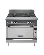Vulcan V4B36S V Series 36" 4 Burner Gas Range with Standard Oven and 190,000 BTU - Natural Gas/Liquid Propane