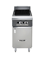 Vulcan VCBB18B V Series 18" Gas Range Charbroiler with Cabinet Base and 49,000 BTU - Natural Gas/Liquid Propane