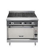 Vulcan VCBB36S V Series 36" Gas Charbroiler Range with Standard Oven and 149,000 BTU - Natural Gas/Liquid Propane