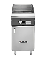 Vulcan VGM18B V Series 18" Gas Range Manual Griddle with Cabinet Base and 30,000 BTU - Natural Gas/Liquid Propane