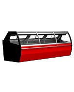 Frost Tech HWM4-RD 52 3/4" Cheese / Deli / Meat Refrigerated Display Case - Double Glass, Double Coil