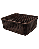 Zanduco 15" X 18" Rectangular Rattan Basket