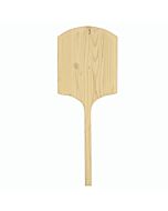 Omcan 16" x 18" Wooden Pizza Peel Overall Length 42"