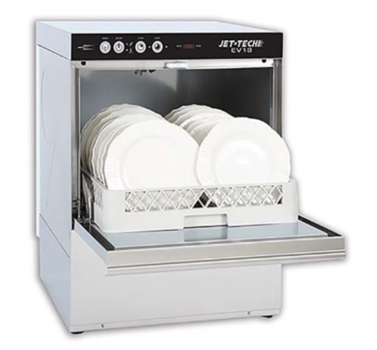 Jet-Tech EV18 High Temp Undercounter Dishwasher with