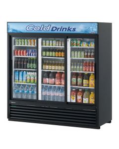 Turbo Air TGM-69RB-N 78" Three Section Glass Door Merchandiser