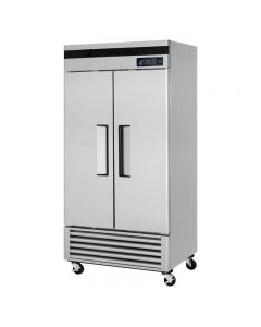 Turbo Air TSR-35SD-N6 Super Deluxe 40" Bottom Mounted Solid Door Reach-In Refrigerator with LED Lighting
