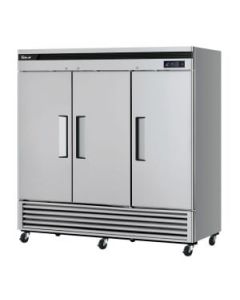 Turbo Air TSR-72SD-N Super Deluxe 82" Bottom Mounted Solid Door Reach-In Refrigerator with LED Lighting