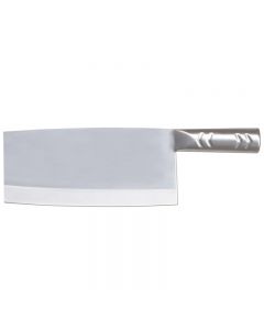 Omcan 8.5" Chinese Cleaver, Stainless Steel Handle