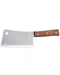 Omcan 8" Cleaver, Wood Handle
