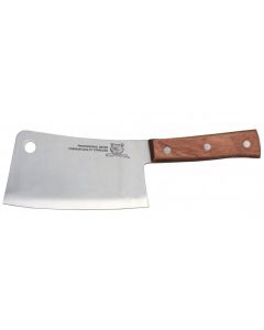 Omcan 7" Cleaver, Wood Handle