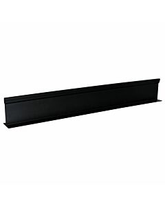 Omcan 3" x 30" Solid Black Divider with Black Tip