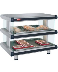 Hatco GR2SDH-30D Glo-Ray 36" Self Service Countertop Merchandising Display Warmer - 2 Shelves