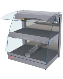 Hatco GRCMW-1DH Glo-Ray 22" Merchandising Display Warmer w Humidity Control - 2 Shelves